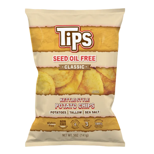 TIPS Tallow Potato Chips — Sea Salt