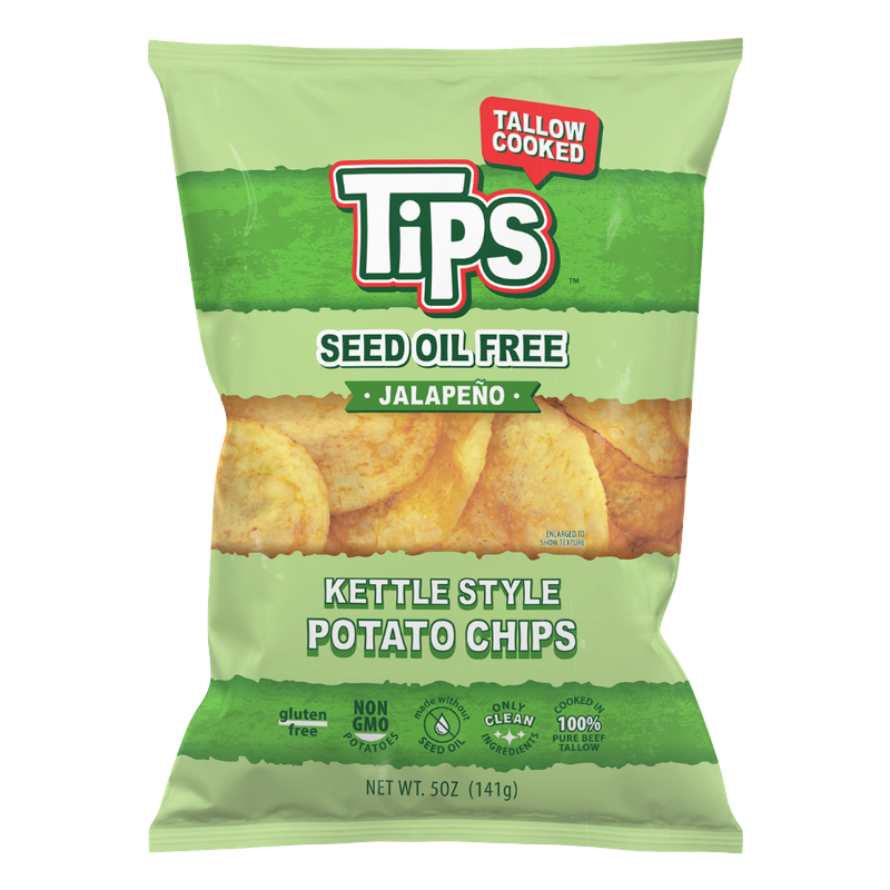 TIPS Tallow Potato Chips — Jalapeño